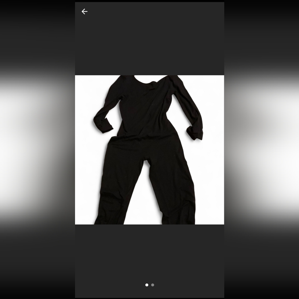 Love J Black Long Sleeve Jumpsuit